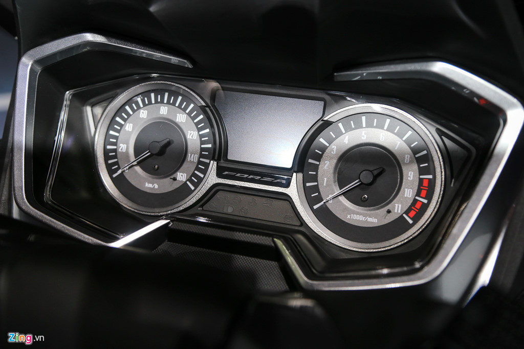 Cận cảnh xe tay ga cao cấp Honda Forza 300 2018